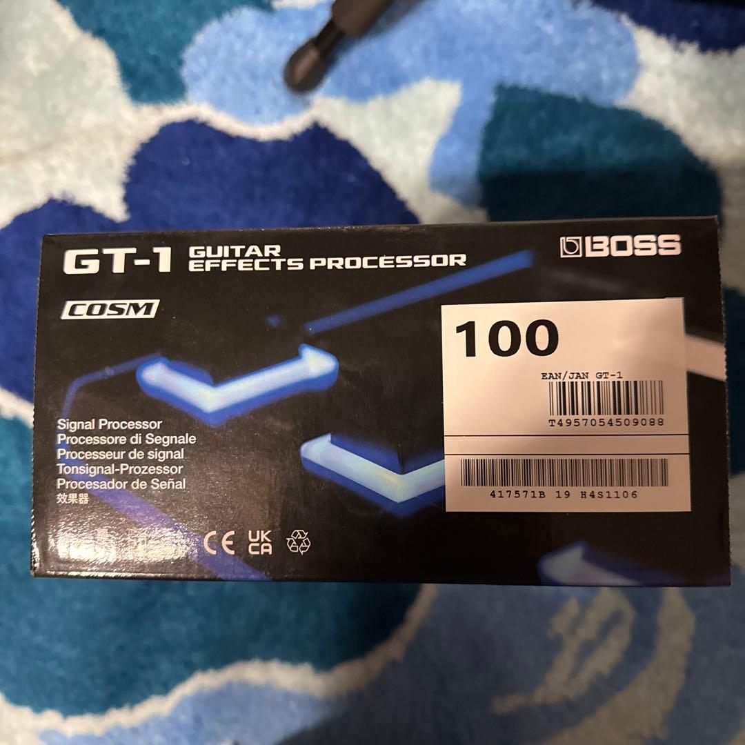【新品、未使用】BOSS GT-1 + 純正アダプター + 教科書