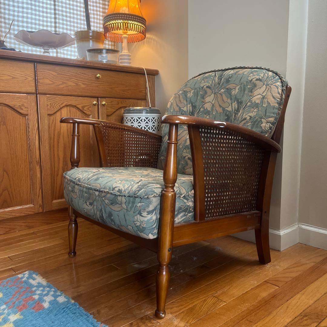 カリモクオールドヴィンテージコロニアル シングルソファ