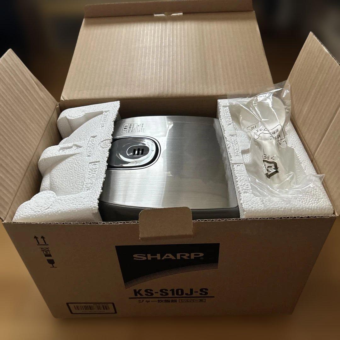 SHARP【炊飯器 5.5合】KS-S10J-S