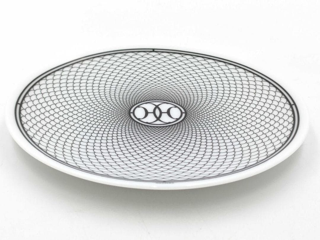 エルメス アッシュデコNo.1 ホワイト 磁器 お皿　プレート