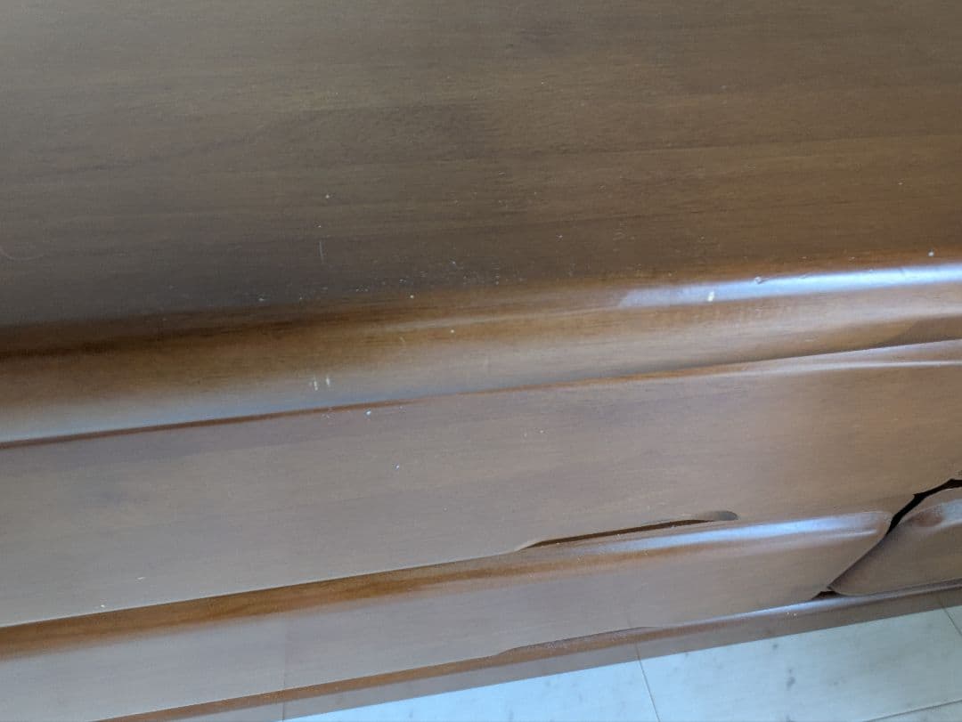 （小春）【旭川家具】マルミツ ローチェスト 天然木 幅123cm 2段