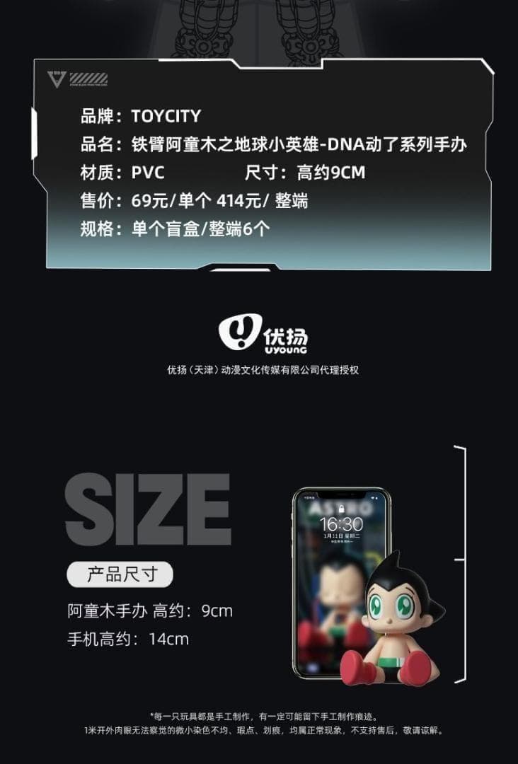 鉄腕アトム フィギュア アソートボックス 6体セット シークレットの可能性有