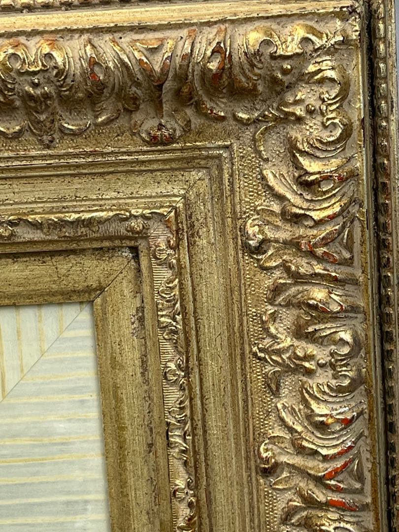 額入り水彩画壁掛け 孔雀 Geucled Plumes 1280