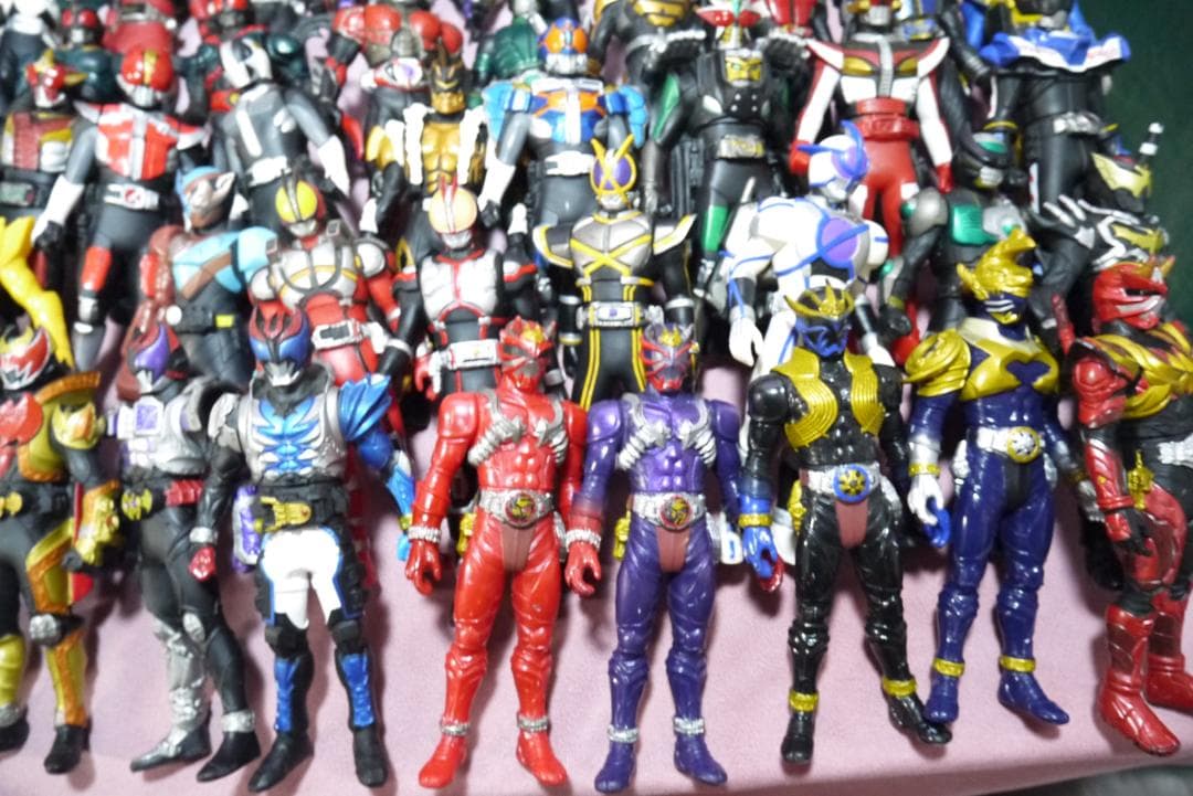 ライダーヒーローシリーズ　ビックサイズソフビ　134体