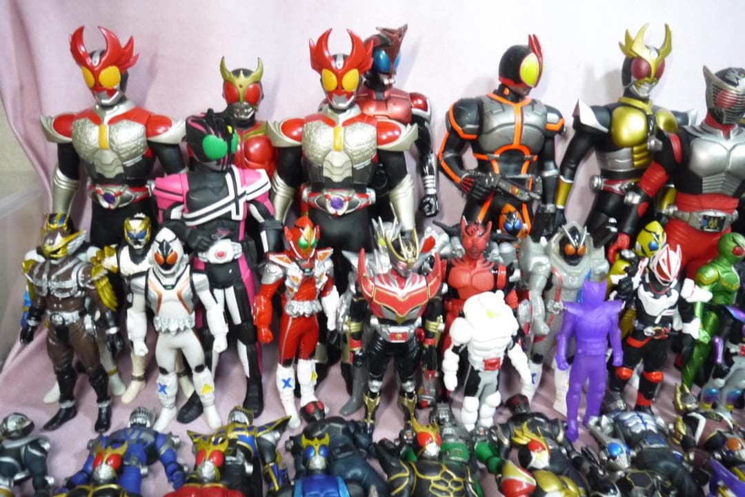 ライダーヒーローシリーズ　ビックサイズソフビ　134体