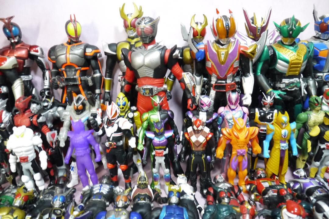 ライダーヒーローシリーズ　ビックサイズソフビ　134体