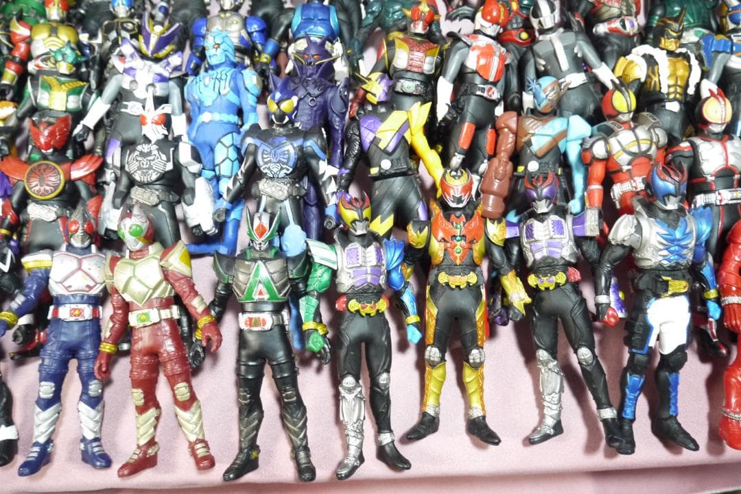 ライダーヒーローシリーズ　ビックサイズソフビ　134体