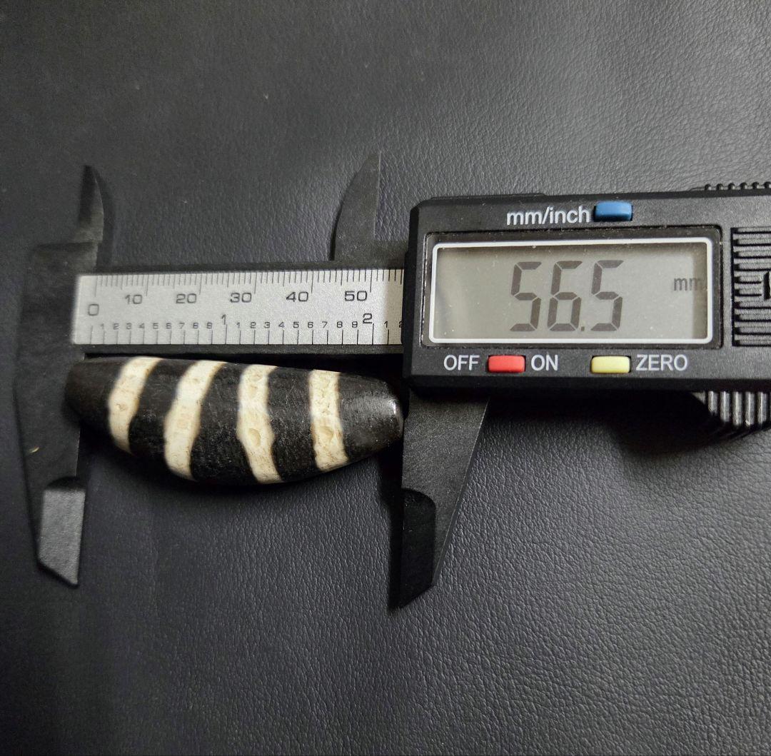 936　天珠　湾月　四線天珠　Chung　dzibeads！