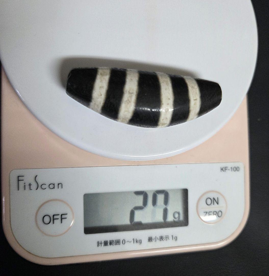 936　天珠　湾月　四線天珠　Chung　dzibeads！