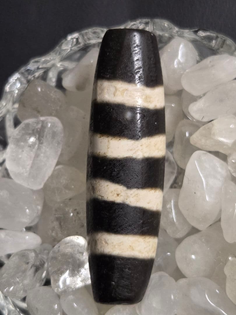 936　天珠　湾月　四線天珠　Chung　dzibeads！