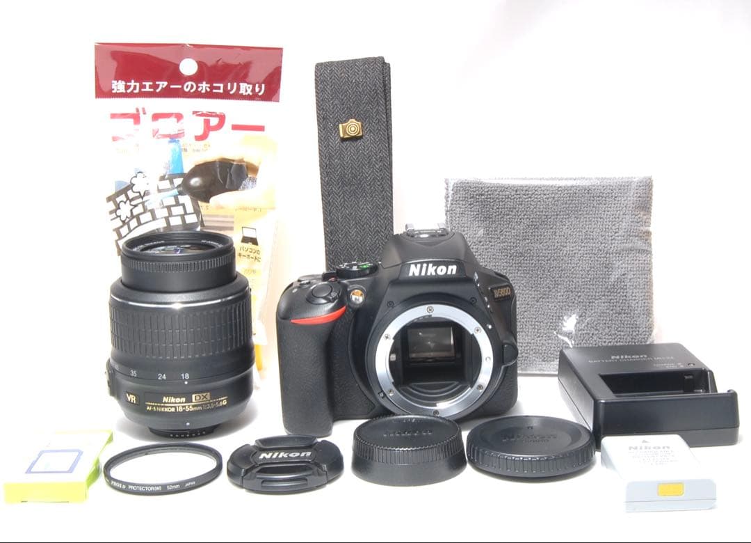 WiFi機能搭載 高画質 Nikon D5600 レンズキット 届いてすぐ使える
