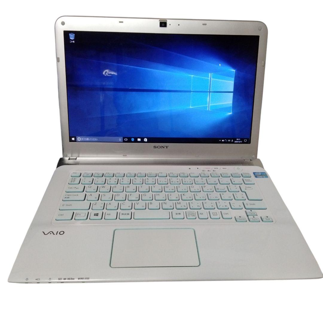 SONY VAIO 14型 16GB ノートPC マウス付 動作確認済