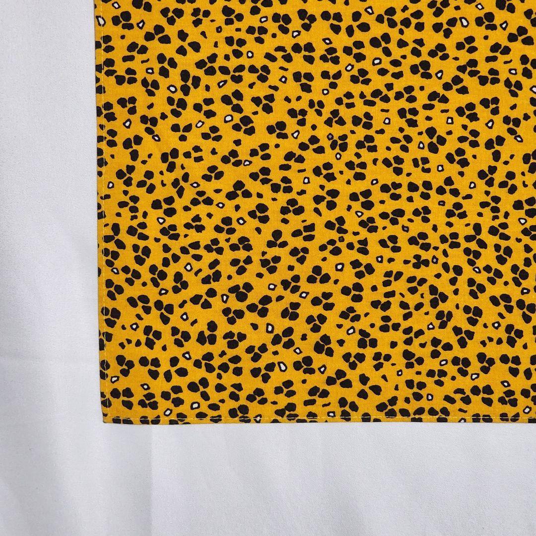 美品 HERMES エルメス プレースマット ランチョンマット ヒョウ オレンジ