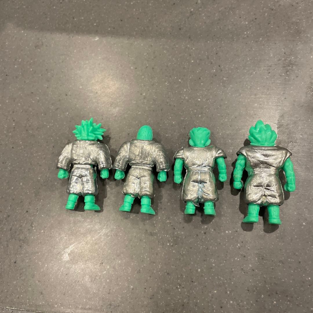 ドラゴンボール ドラ消し メタルクロスアップ 4体 緑 消しゴム 悟空 悟飯