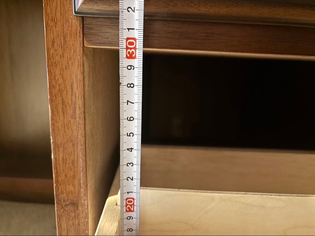 木製大型デスク 引き出し付き