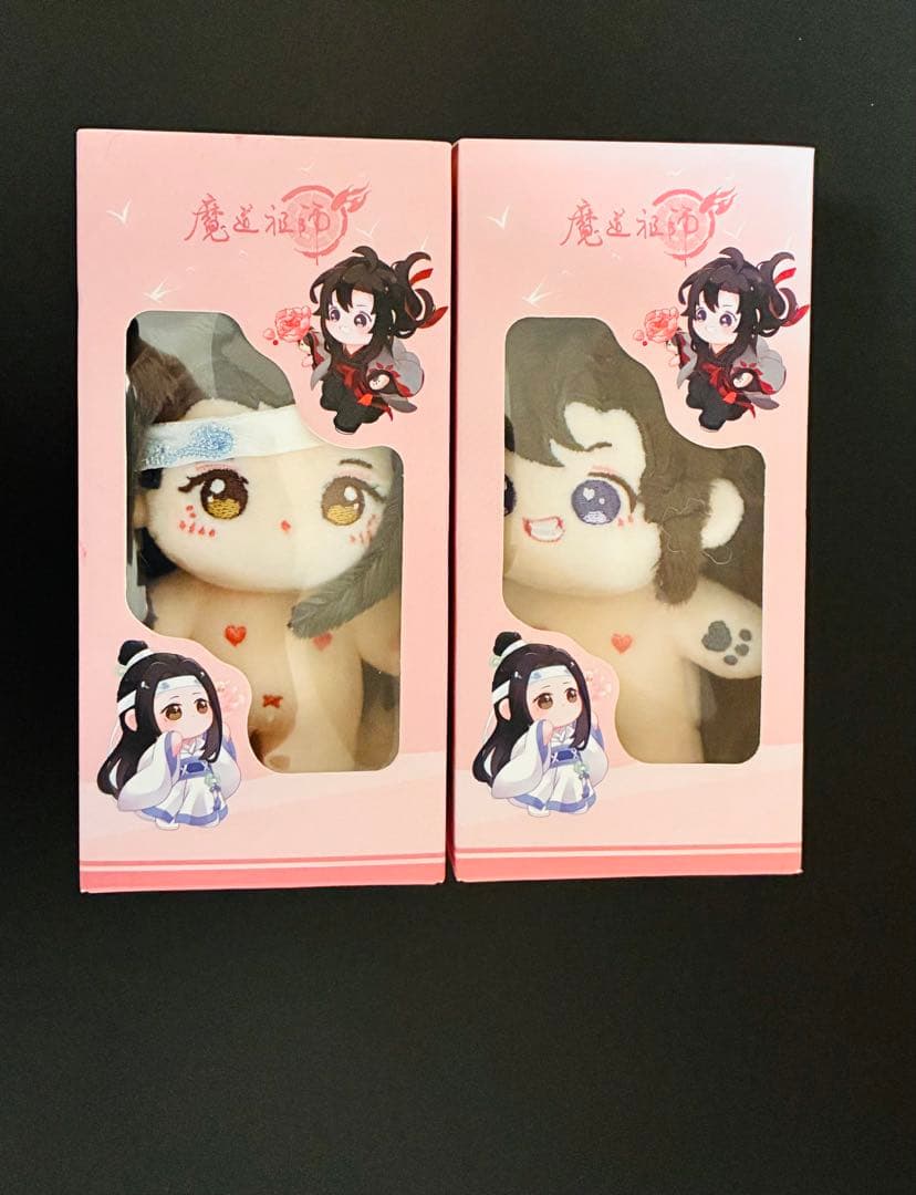 魔道祖師　ぬいぐるみ　kaze 骨あり　乳呼呼　随心配　魏無羨・藍忘機