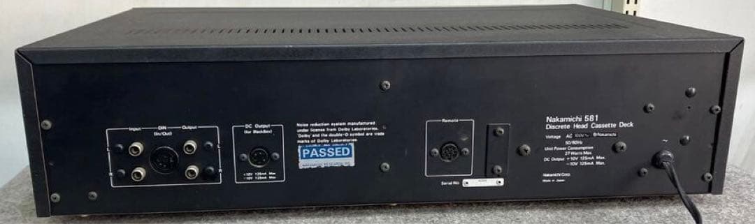 シ*ー様 『ジャンク』ナカミチNakamichi 581 カセットデッキ
