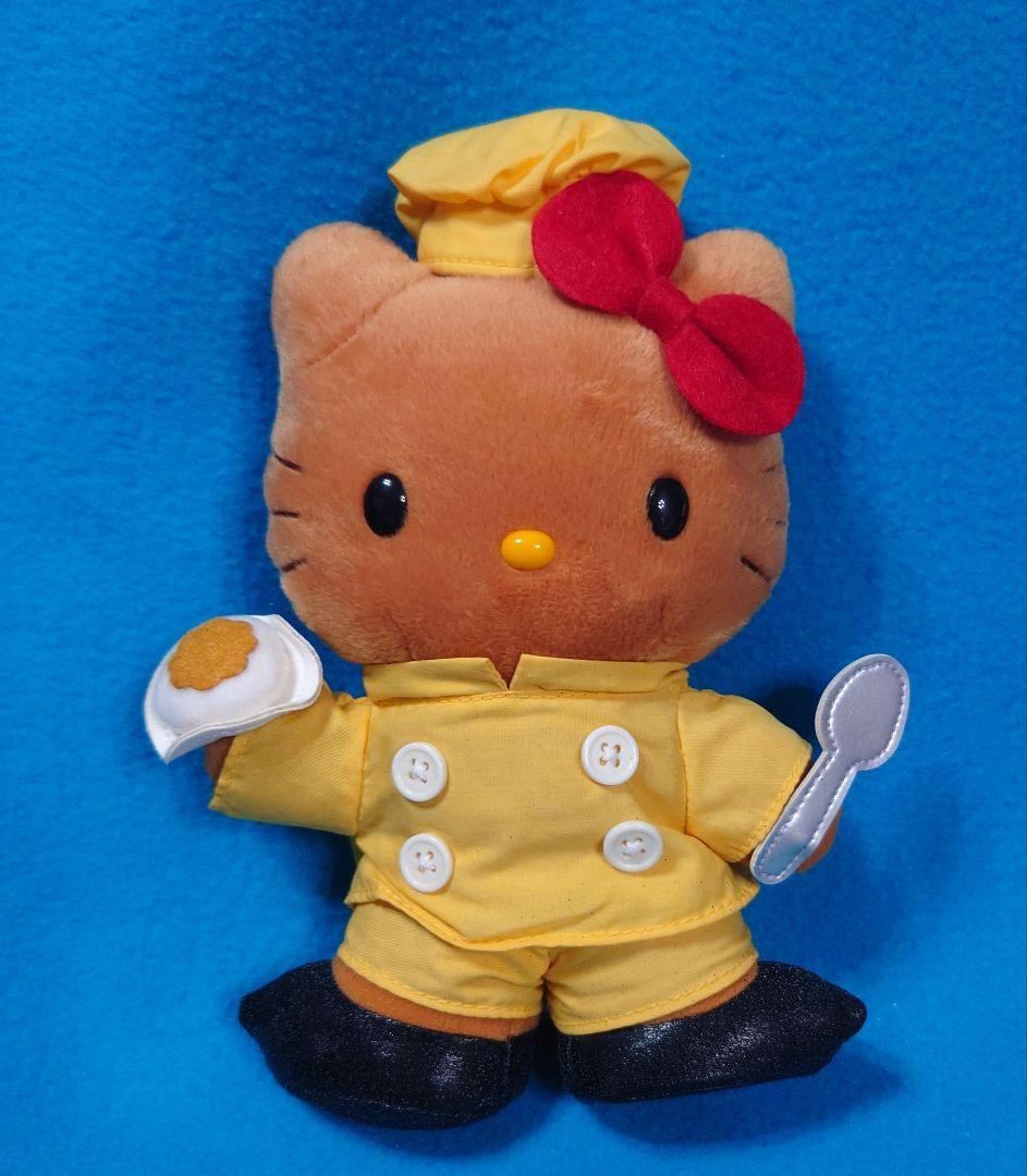 激レア♡ハローキティ♡インドカレーぬいぐるみ♡コックさんとウェイトレス☆2002