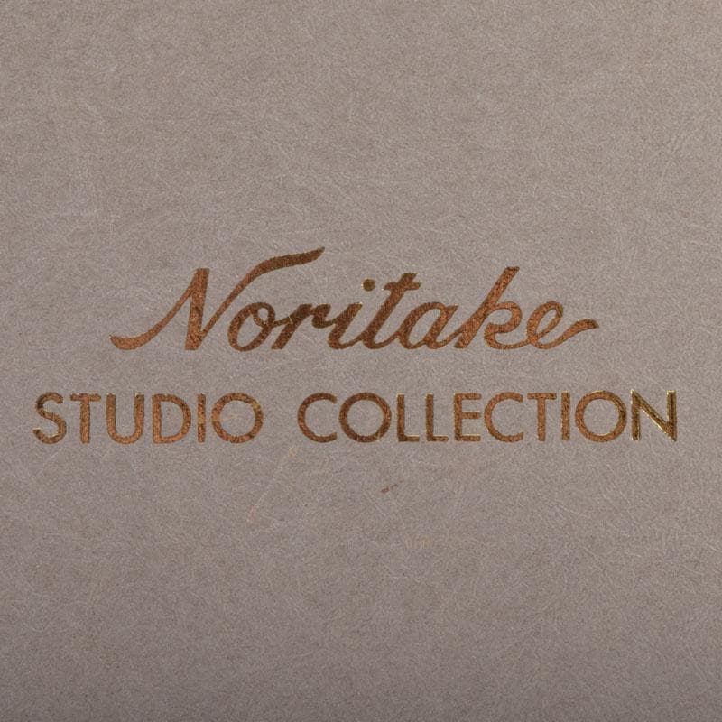 ノリタケ　Bone China　辰砂　花文瓶　花瓶　箱付　C　8425