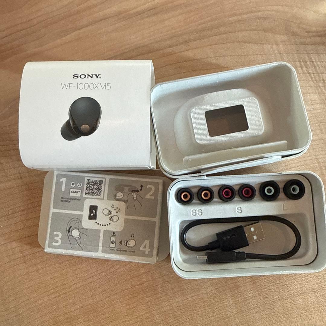 【中古】【美品】SONY WF-1000XM5 箱、付属品込み