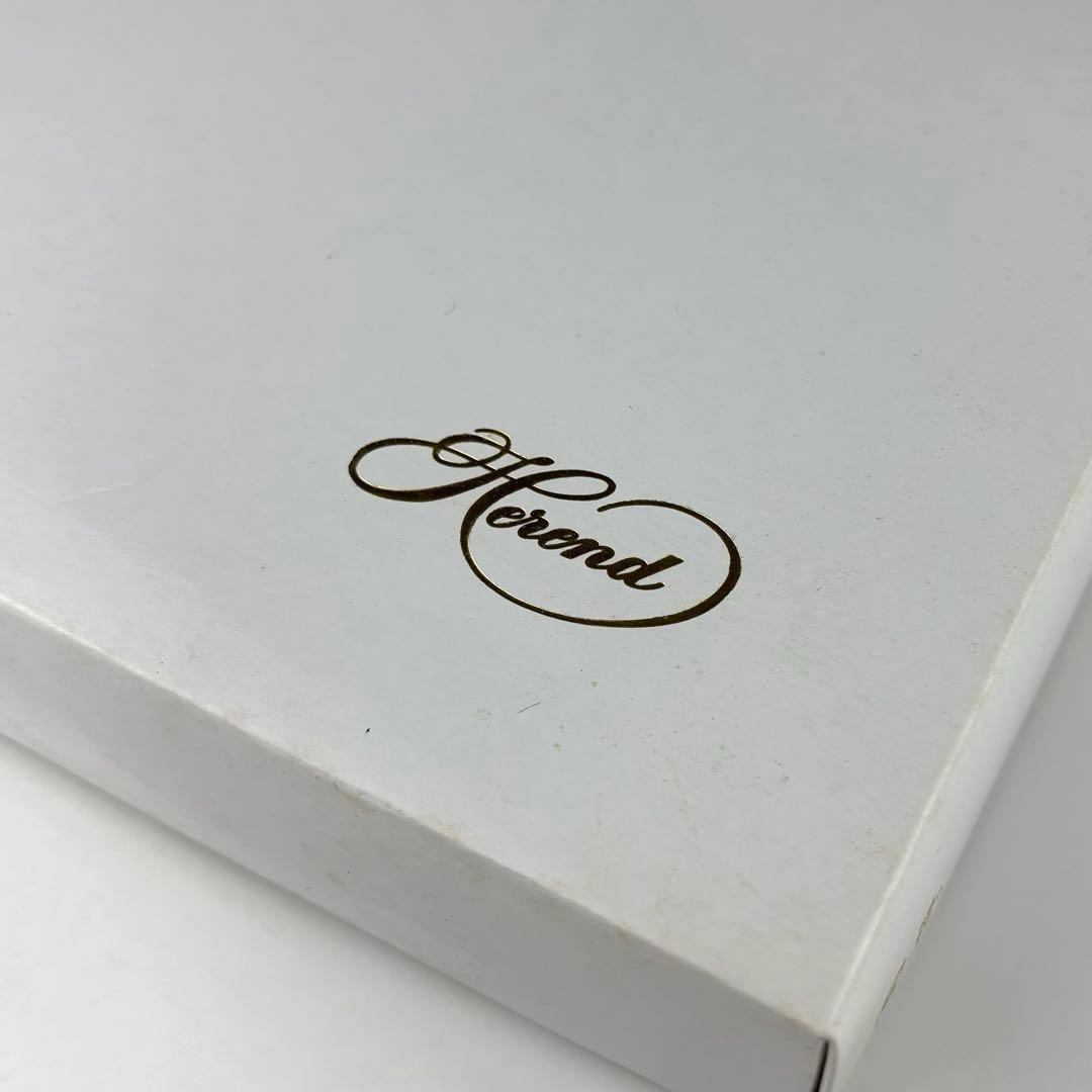 ヘレンド　バロックホワイト　オーバルプレート