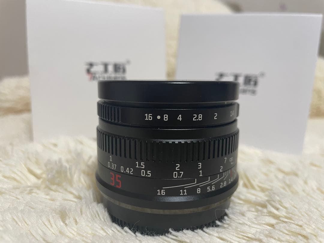 美品☆七工匠 7Artisans 35mm f/1.4 単焦点レンズ