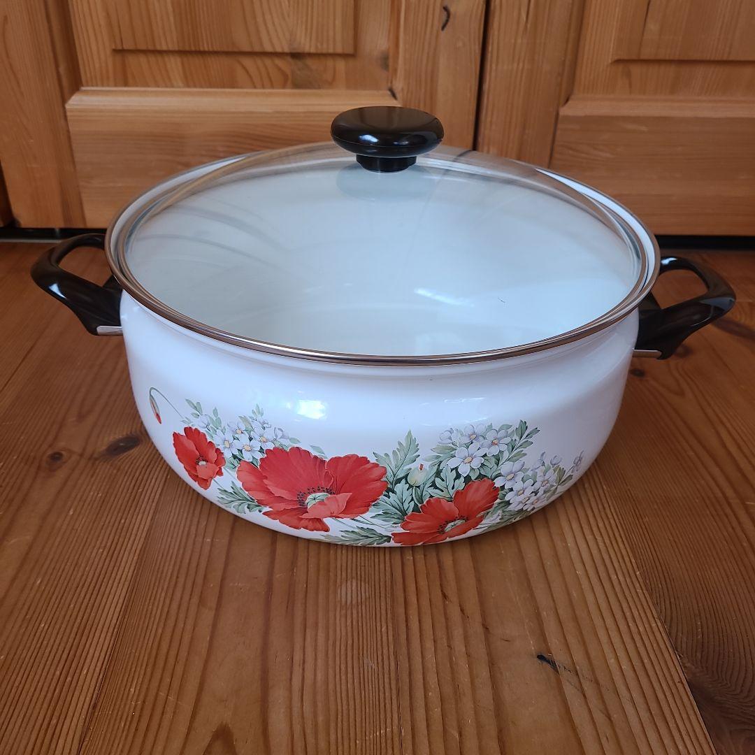 HONEY WARE すのこ付ホーローボール 保存容器 未使用 昭和レトロ