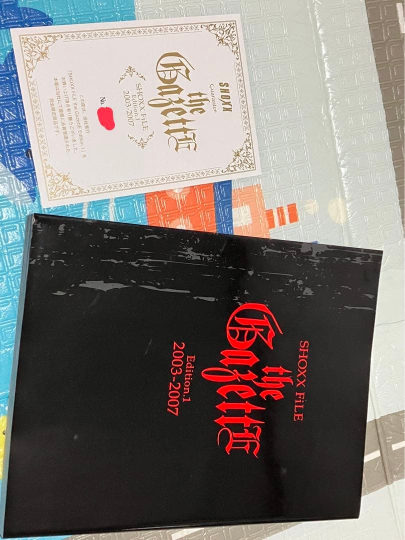 the GazettE SHOXX FILE 初期 フォトブック シリアル付