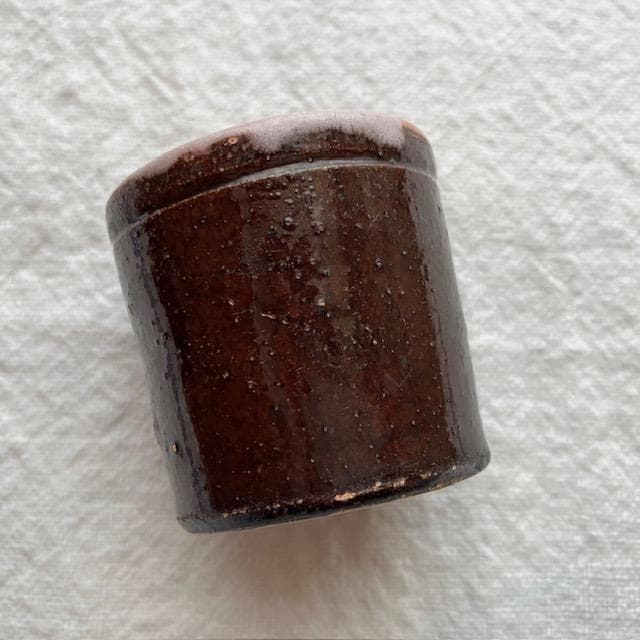 希少19世紀キュノワール酒器ぐい吞ポットデルフトカフェオレボウルジアンモントロー