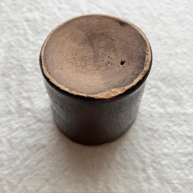 希少19世紀キュノワール酒器ぐい吞ポットデルフトカフェオレボウルジアンモントロー