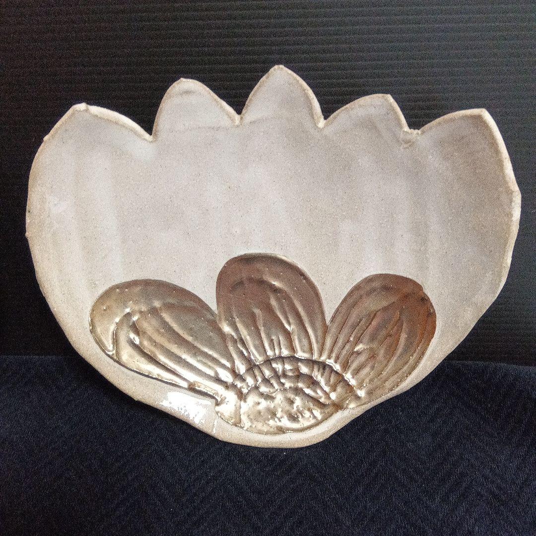 伊集院真理子　蓮花　取皿２枚組