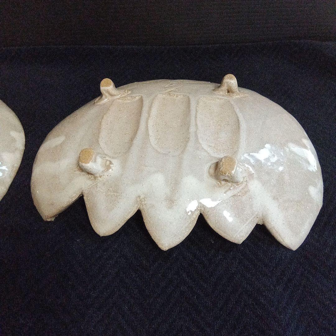 伊集院真理子　蓮花　取皿２枚組