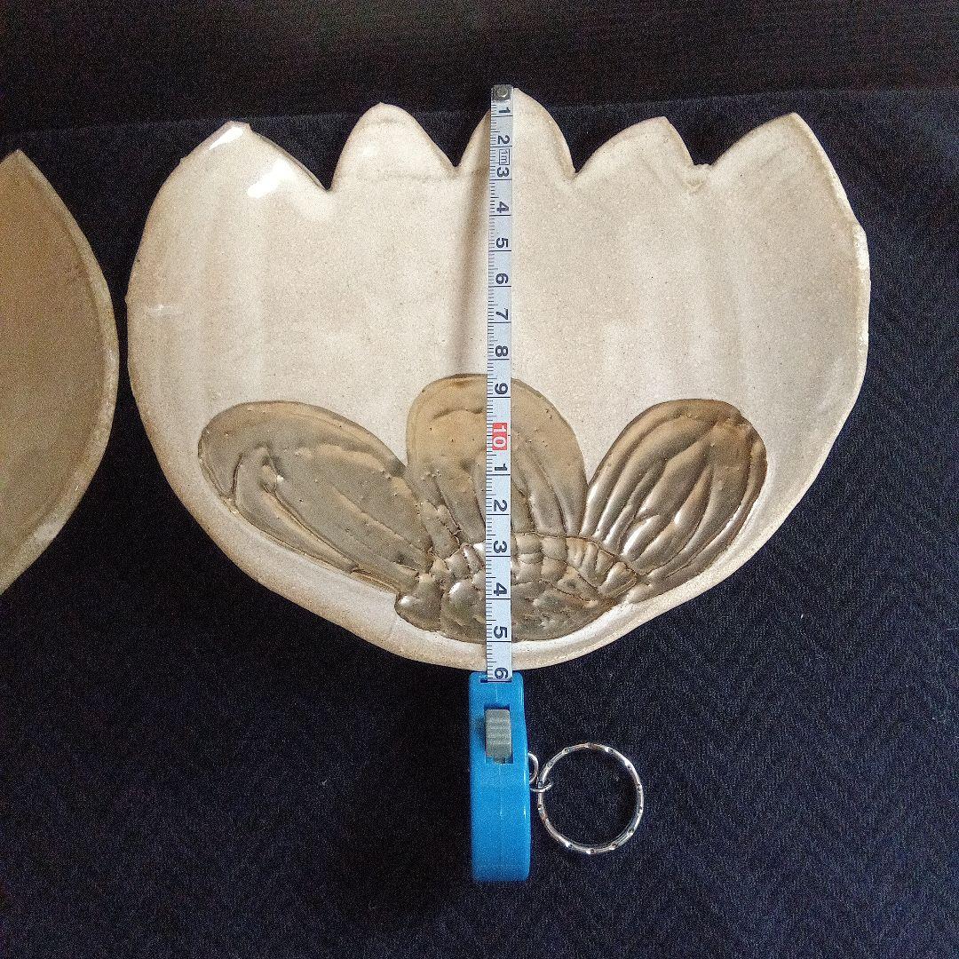 伊集院真理子　蓮花　取皿２枚組