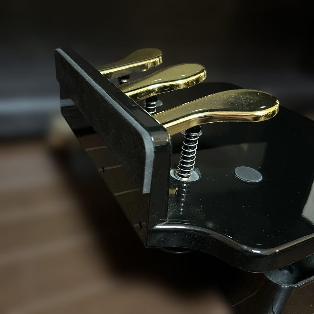 ブラック 3ペダル ピアノ補助ペダル