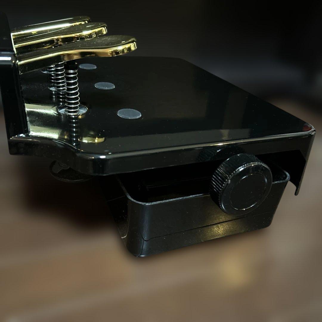 ブラック 3ペダル ピアノ補助ペダル