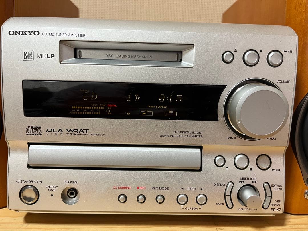 a76/美品★ONKYO ミニコンポ CD/MDチューナーFR-X7/D-02A