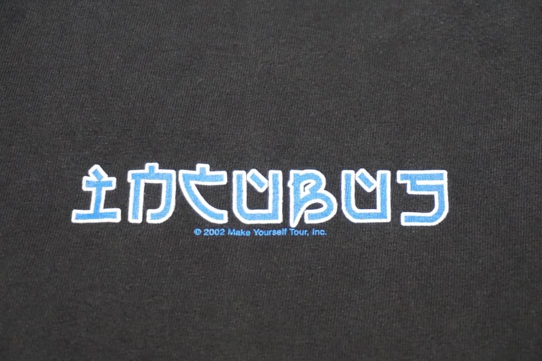 2002年 Incubus 『Make Yourself』 ツアー Tシャツ