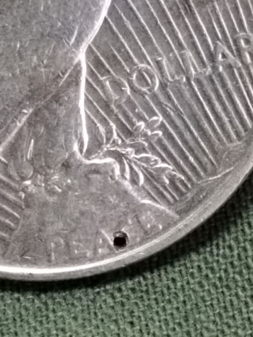 福*ん様 (5160)1922 US．アンティーク　ピースダラー銀貨　ユー