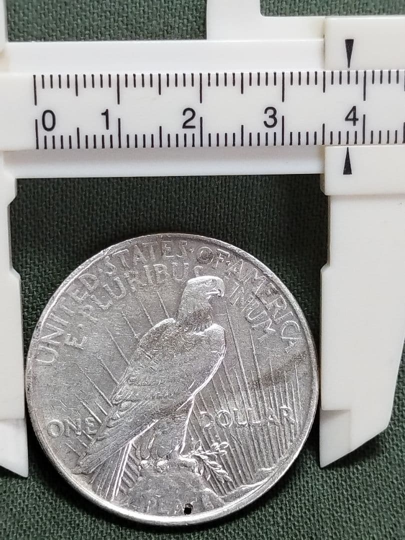 福*ん様 (5160)1922 US．アンティーク　ピースダラー銀貨　ユー