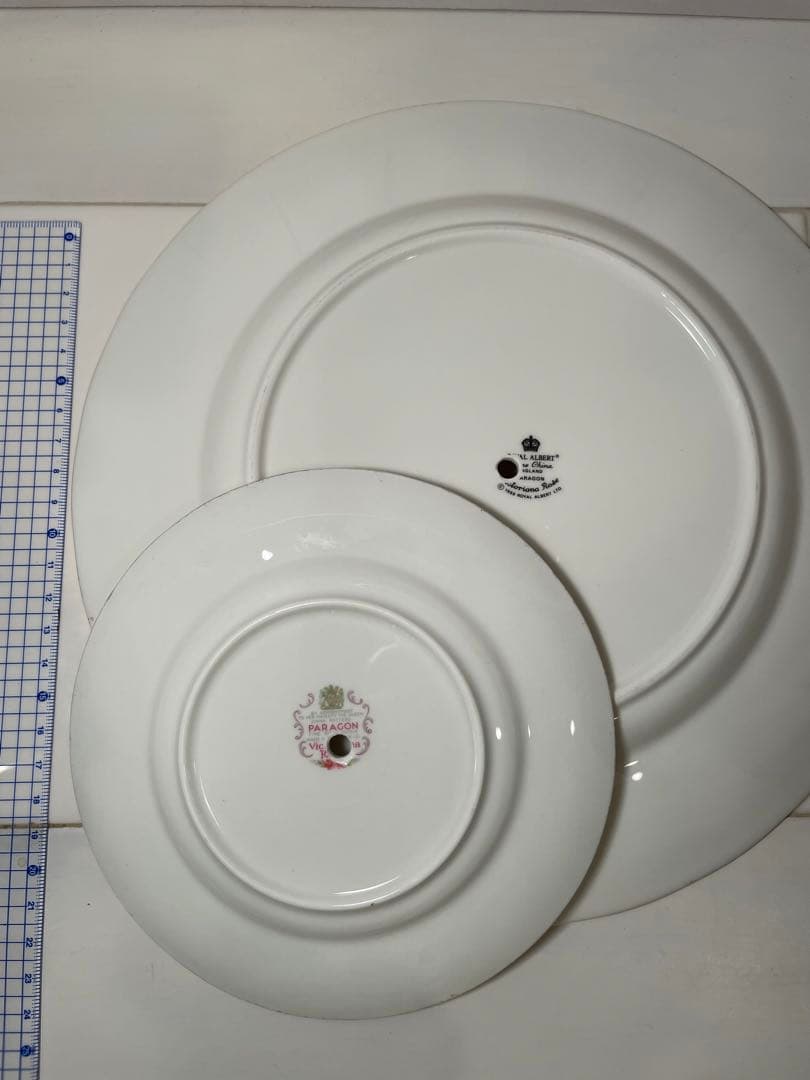 希少　パラゴン　ロイヤルアルバート　ビクトリアナローズ　ケーキスタンド　2段