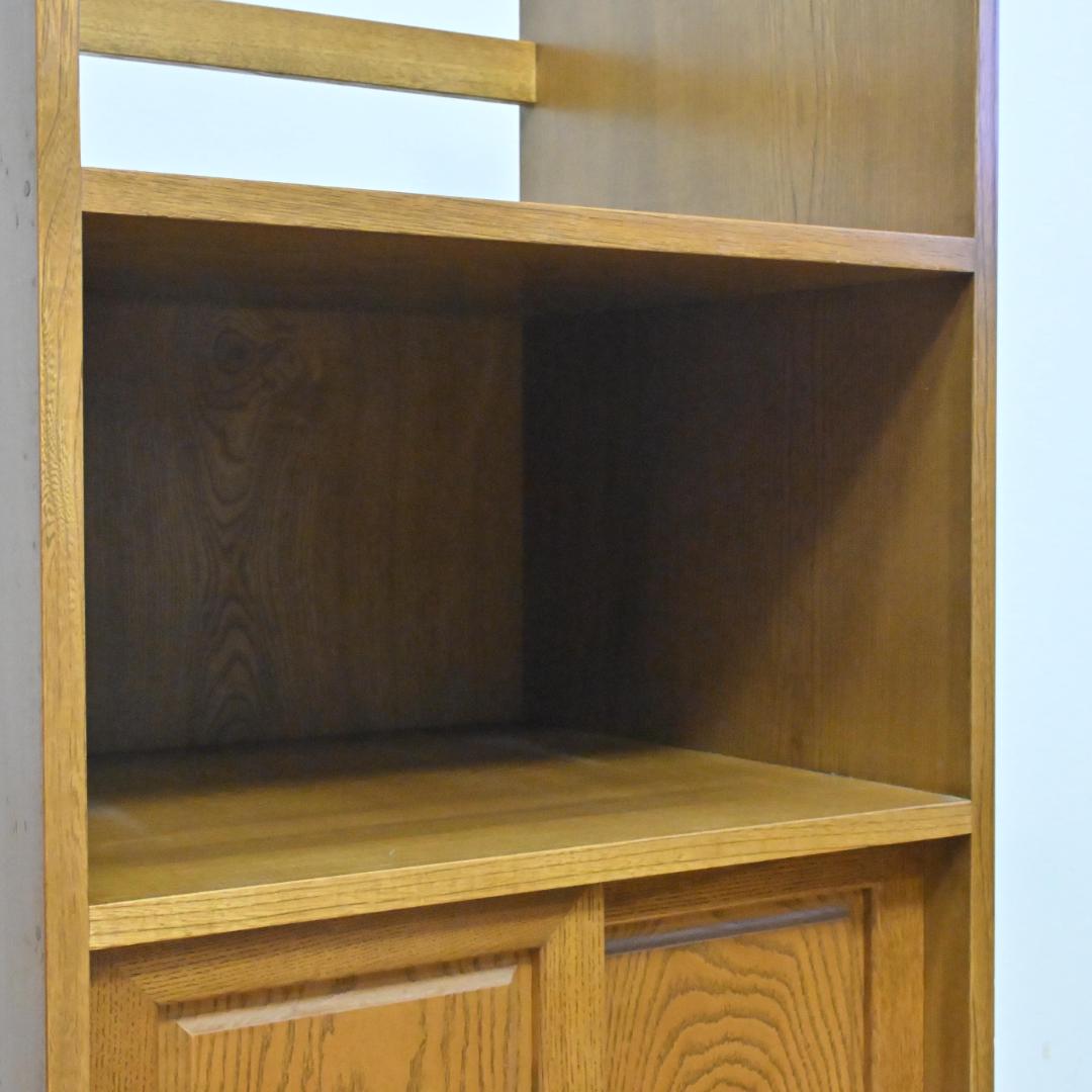 【無垢板レンジ台】天然木・収納棚・サイドキャビネット・手作り高級(静岡受取値引)