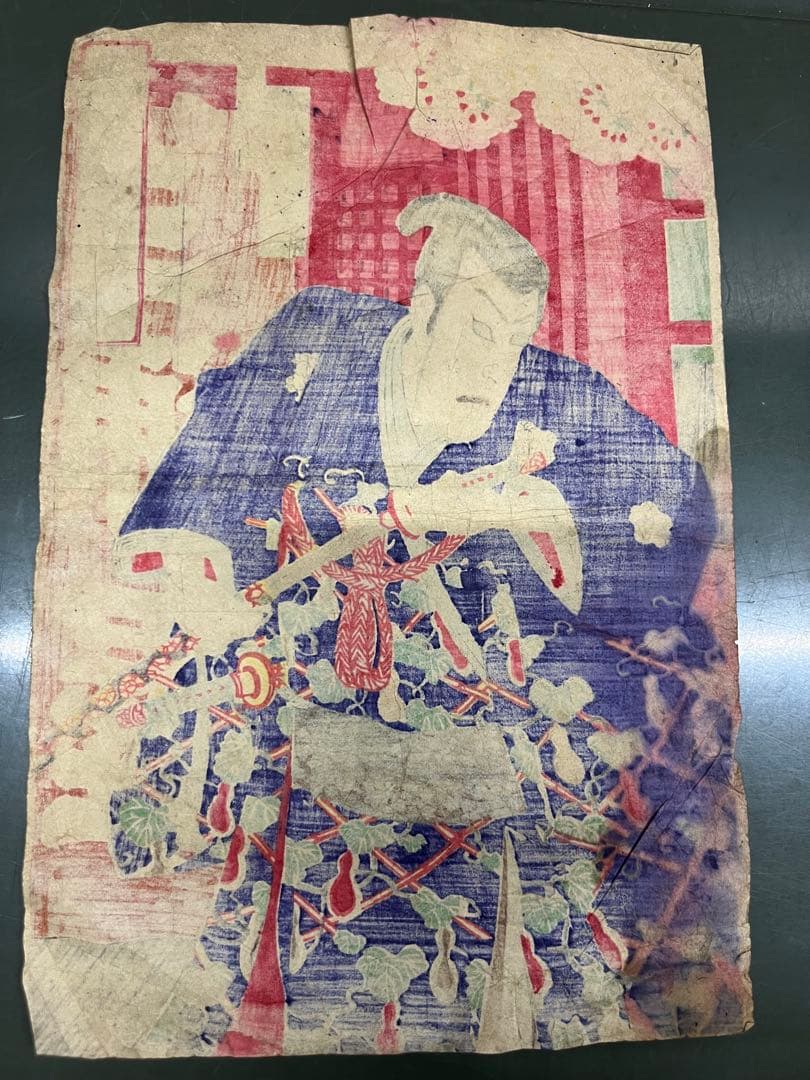 明治時代 浮世絵 5枚木版画 大判 まとめ売り