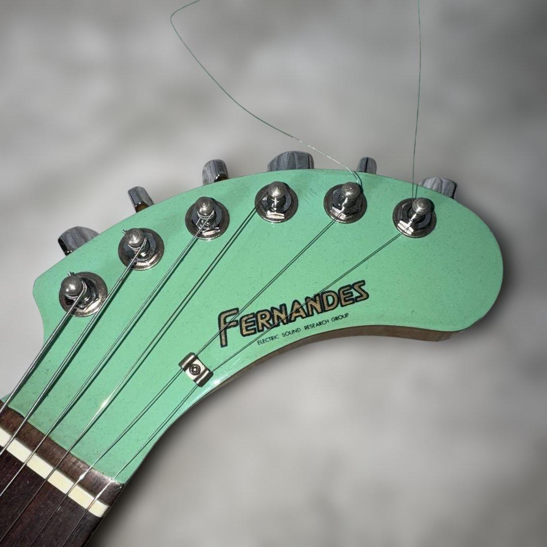 人気色FERNANDES フェルナンデス ZO-3 ミントグリーン アンプ内蔵型