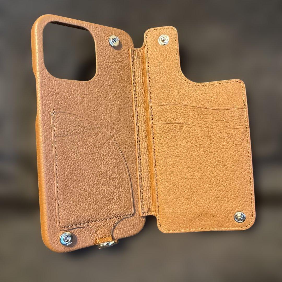 demiu iPhone14pro ケース　バロン　ブラウン