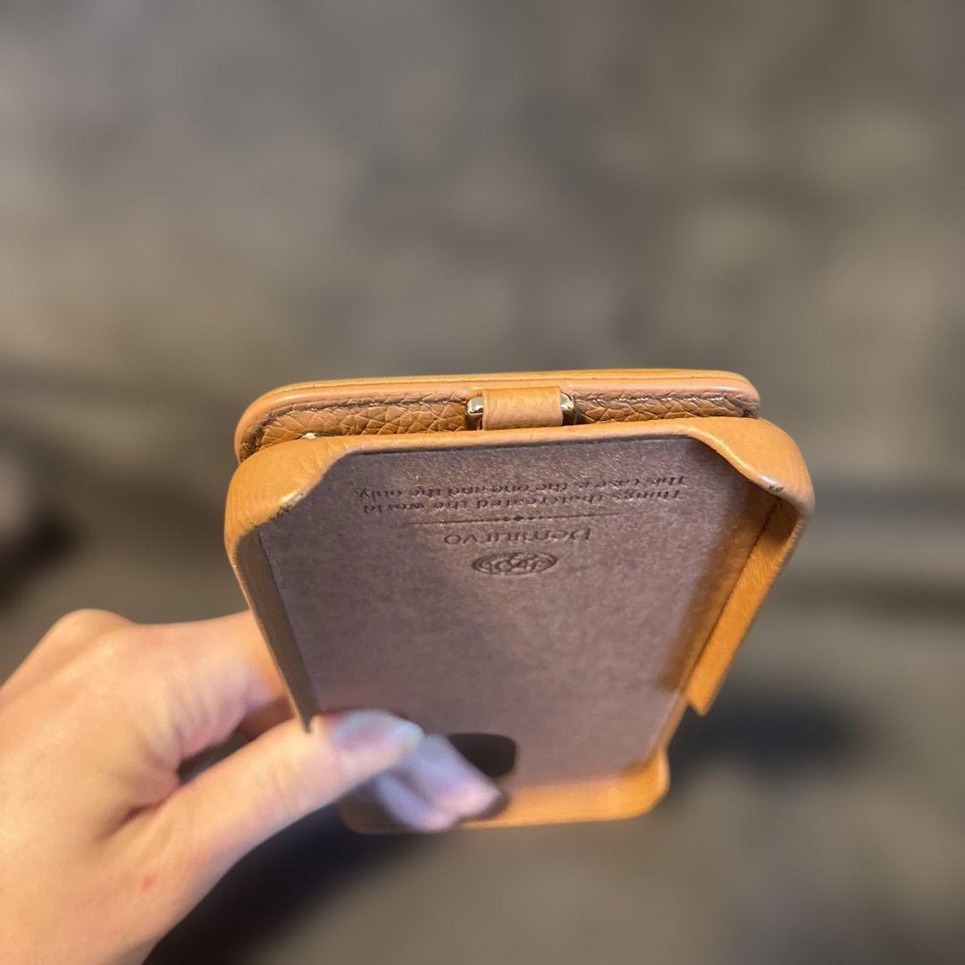 demiu iPhone14pro ケース　バロン　ブラウン