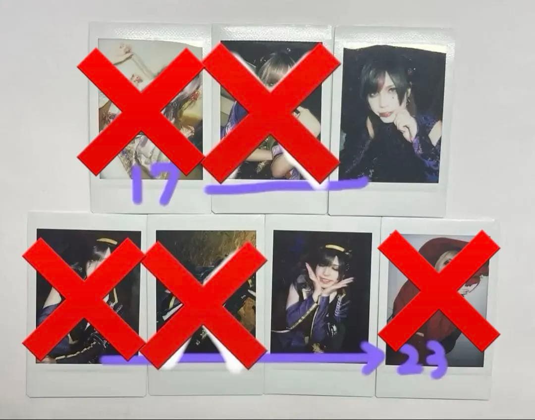 0.1gの誤算 河村友雪 チェキ まとめ売り(バラ売り可)