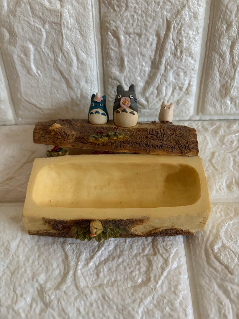 となりのトトロ キーフックスタンド 鍵かけ お花のラッパ 小物入れ インテリア