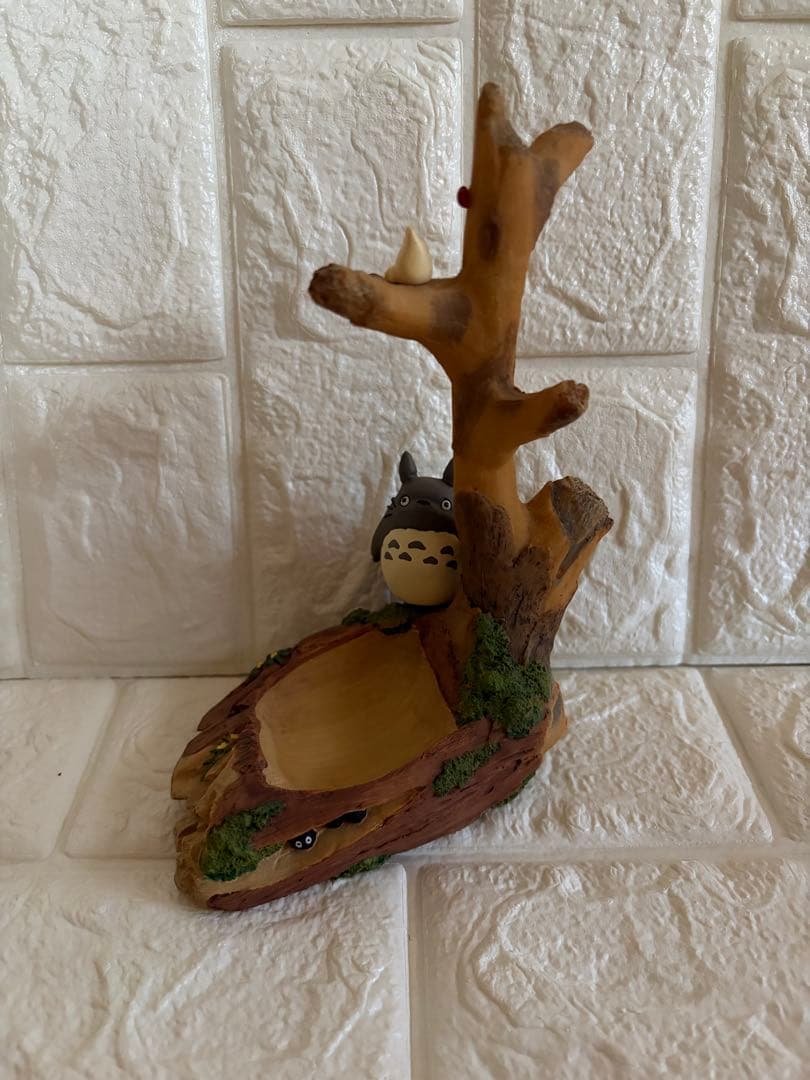 となりのトトロ キーフックスタンド 鍵かけ お花のラッパ 小物入れ インテリア