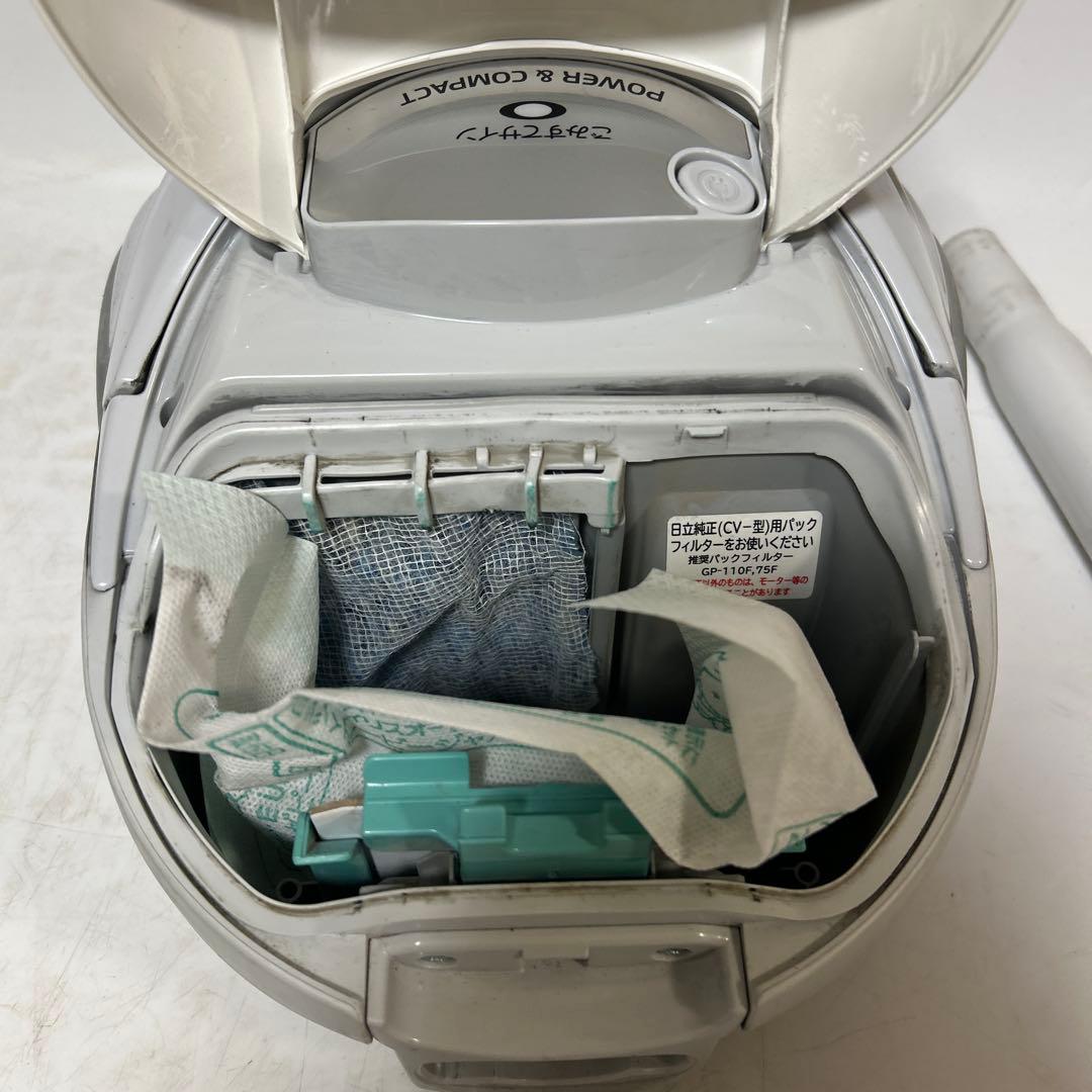 日立 紙パック式 軽量 掃除機 ハイパワー530W　CV-VP5　ヘッド丸洗対応