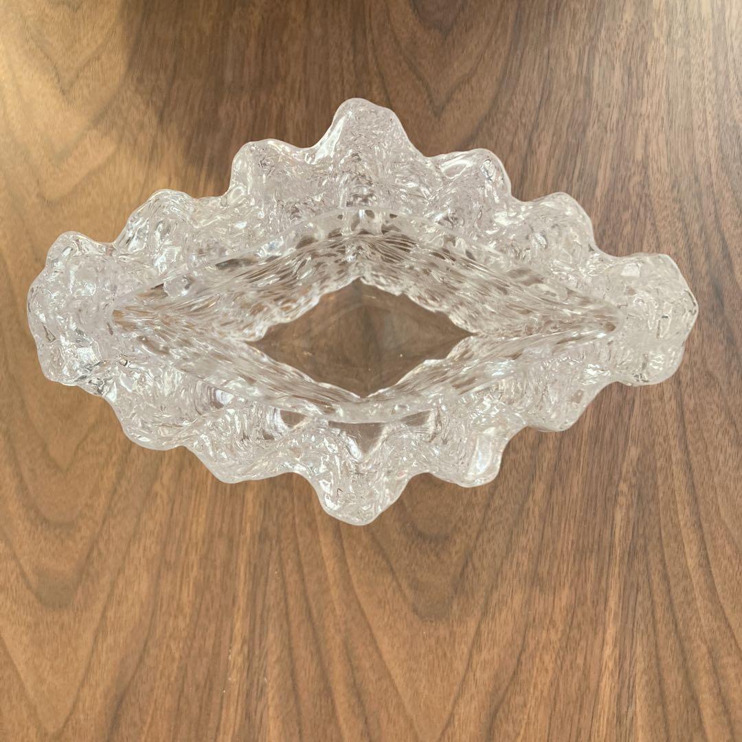 【新品未使用】カガミクリスタル　フラワーベース　オブジェ　花瓶